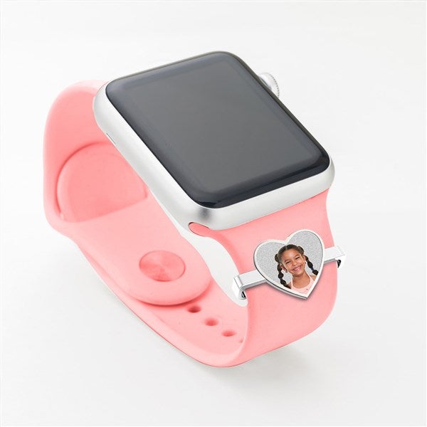 Personalized Smart Watch Photo Heart Charm  - 41456D
