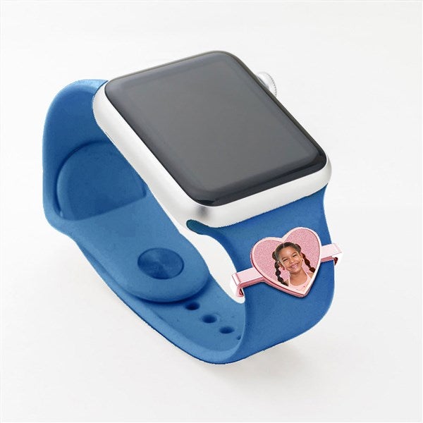 Personalized Smart Watch Photo Heart Charm  - 41456D