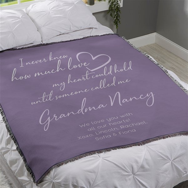 Grandparents Love Personalized Blanket  - 41459