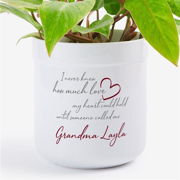 Grandparent Love Personalized Outdoor Flower Pot - 41461