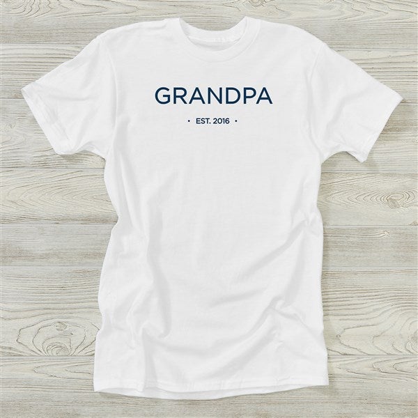 Grandpa Established Personalized Men&#39;s Shirt - 41475