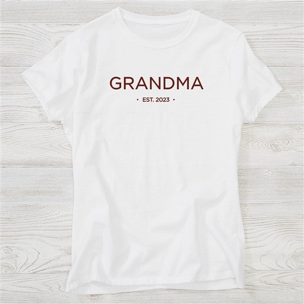 Grandma Established Personalized Shirts  - 41477