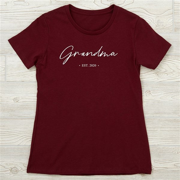 Grandma Established Personalized Shirts  - 41477