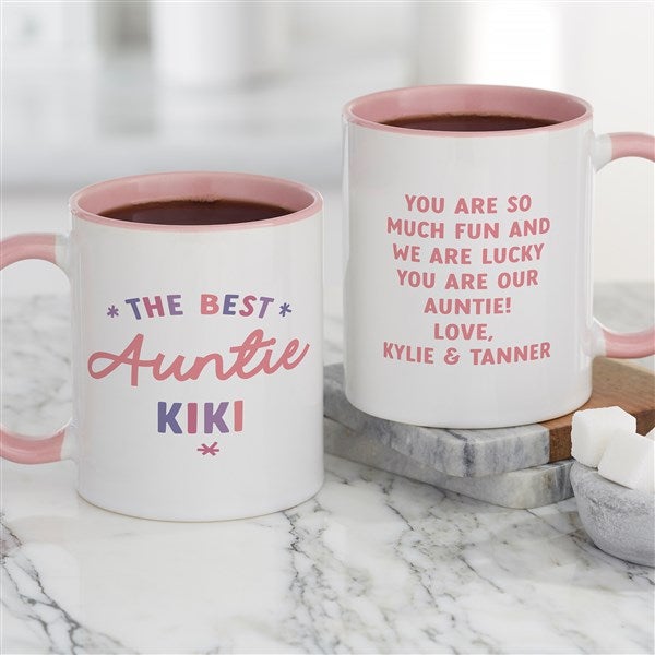 The Best Auntie Personalized Coffee Mug - 41487