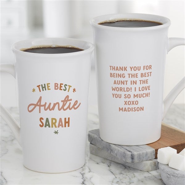 The Best Auntie Personalized Coffee Mug - 41487