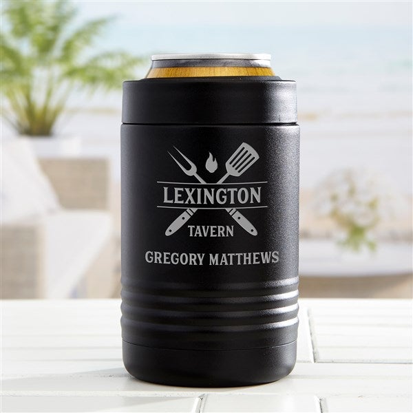 Personalized Logo Stainless Insulated Can Holder  - 41591