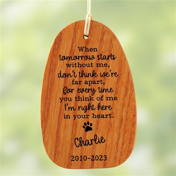 Pet Memorial Personalized Urn Wind Chime