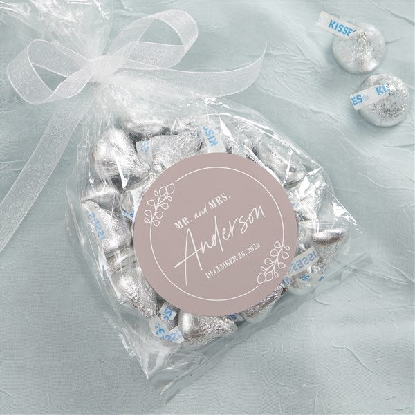 Botanical Wedding Personalized Wedding Favor Stickers - 41661