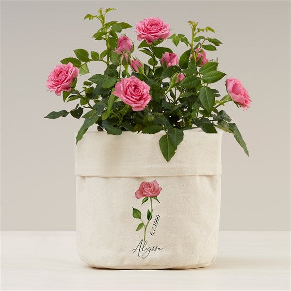 Personalized Flower Planter - Birth Month Flower - 41691