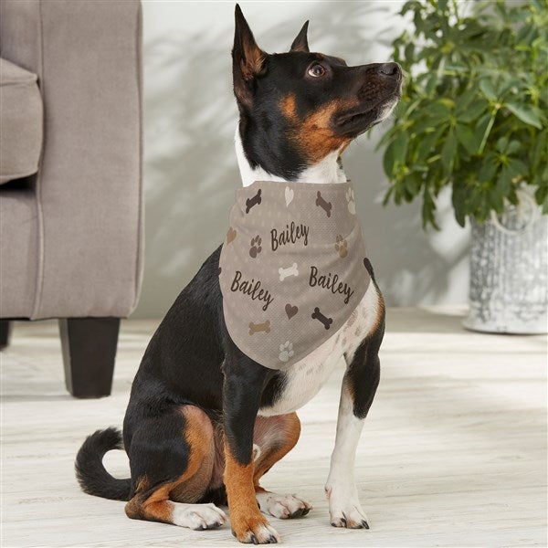 Playful Puppy Personalized Dog Bandana  - 41727