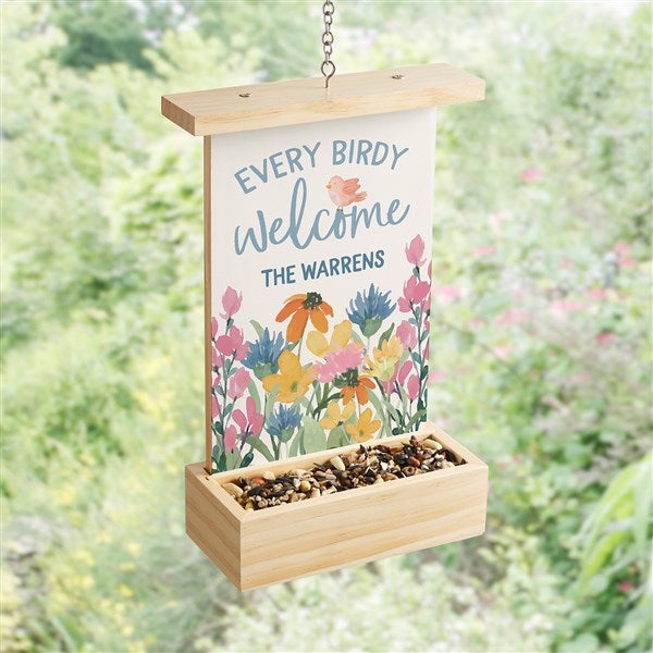 Personalized Bird Feeder - Every Birdy Welcome - 41787