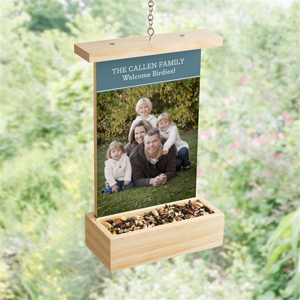 Photo Message Personalized Bird Feeder  - 41792