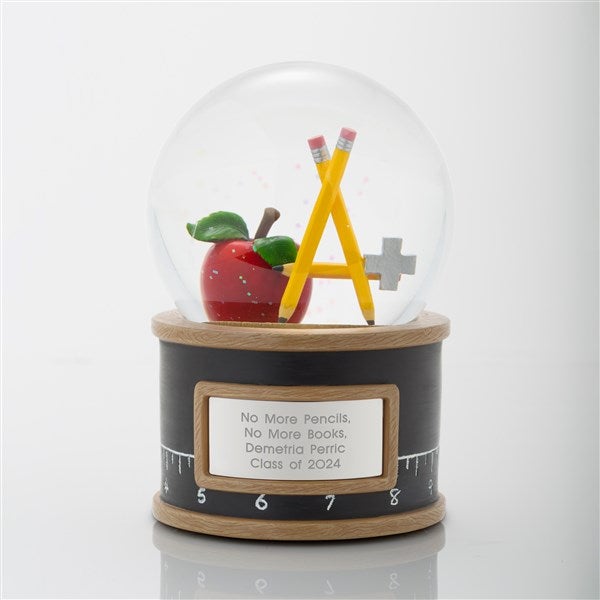 Engraved School Graduation Snow Globe - 41836