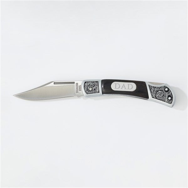 Engraved Heritage Pocket Knife for Dad,Engraved Heritage Pocket Knife for Dad - 41838