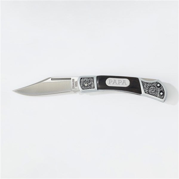 Engraved Heritage Pocket Knife for Grandpa - 41839