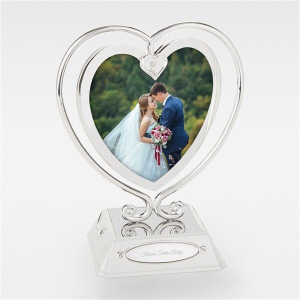 Engraved Everlasting Love Wedding Heart Frame - 41900