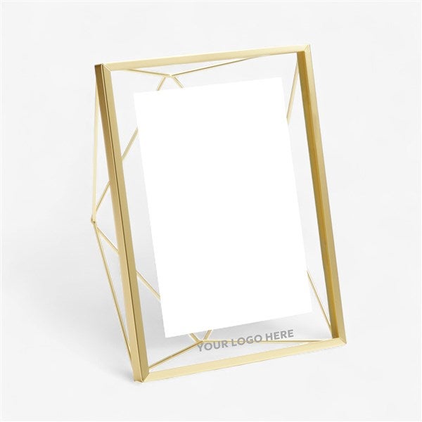Personalized Logo Gold Prism Photo Frame - 42090