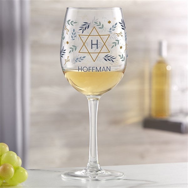 Spirit of Passover Personalized Wine Glass Collection  - 42145