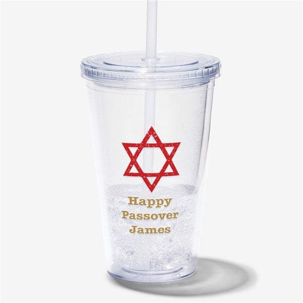 Choose Your Icon Personalized 17 oz. Passover Acrylic Insulated Tumbler - 42149