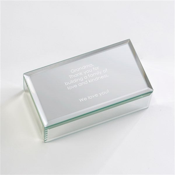 Personalized Write Your Own Mirrored Jewelry Box For Her