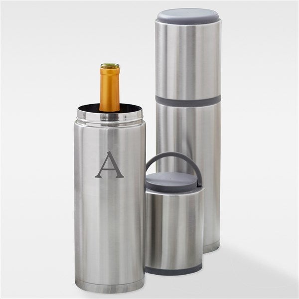 Engraved Portable Wine Bottle Chiller For Him