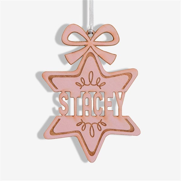 Retro Ornament Personalized Wood Ornament  - 42425