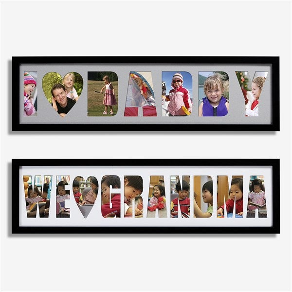 Personalized Name Photo Collage Frame - Loving Them - 4251