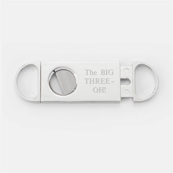 Engraved Birthday Cigar Cutter