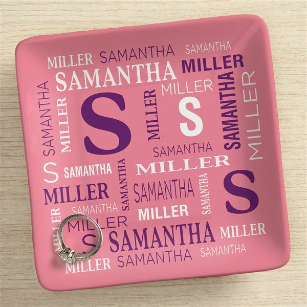 Notable Name Personalized Ring Dish  - 42950