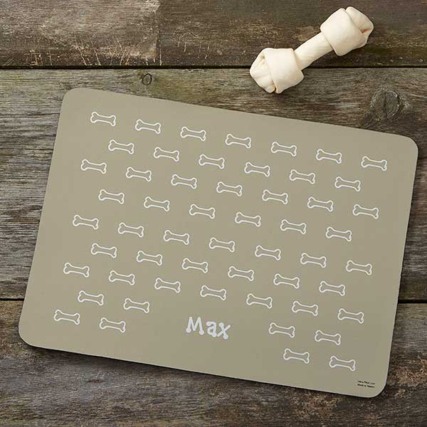 Personalized Dog Food Mat