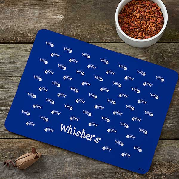 Kitty Kitchen Personalized Cat Food Mat