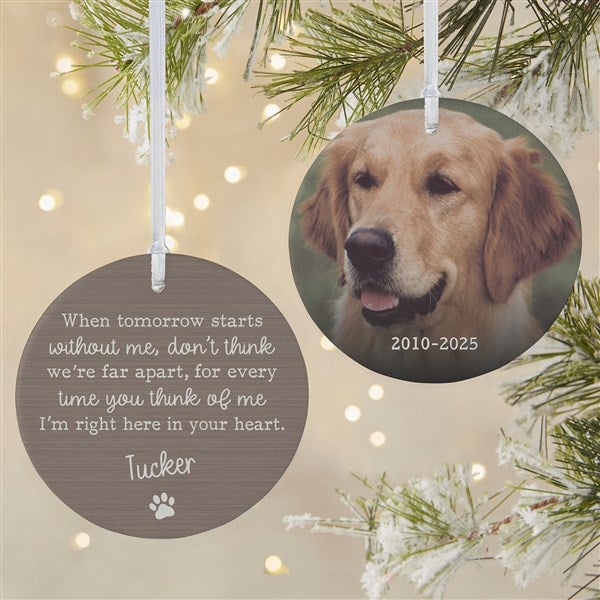 Pet Memorial Personalized Ornament  - 43045