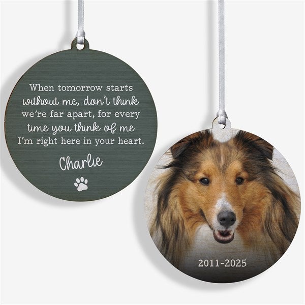 Pet Memorial Personalized Ornament  - 43045