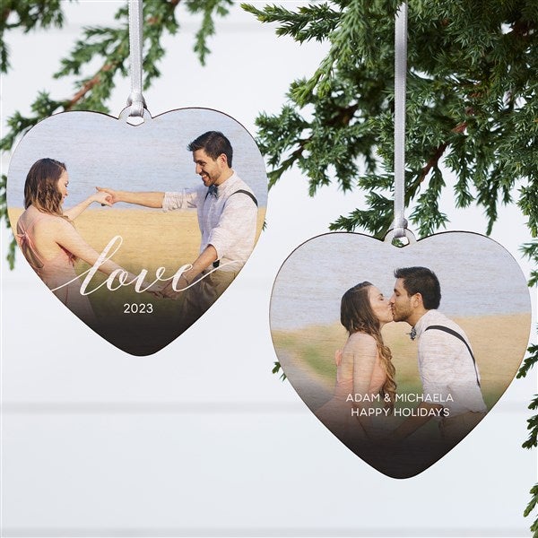 Love Photo Personalized Heart Ornament - 43133