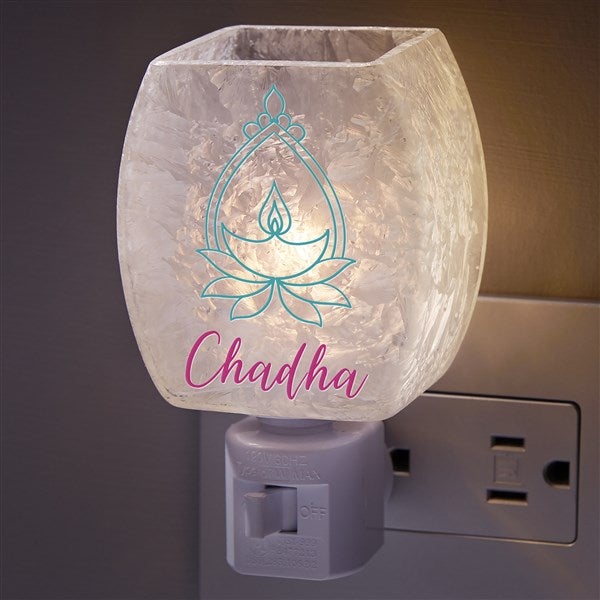 Diwali Personalized Frosted Night Light - 43165
