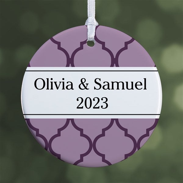 Christmas Custom Pattern Personalized Ornament  - 43210
