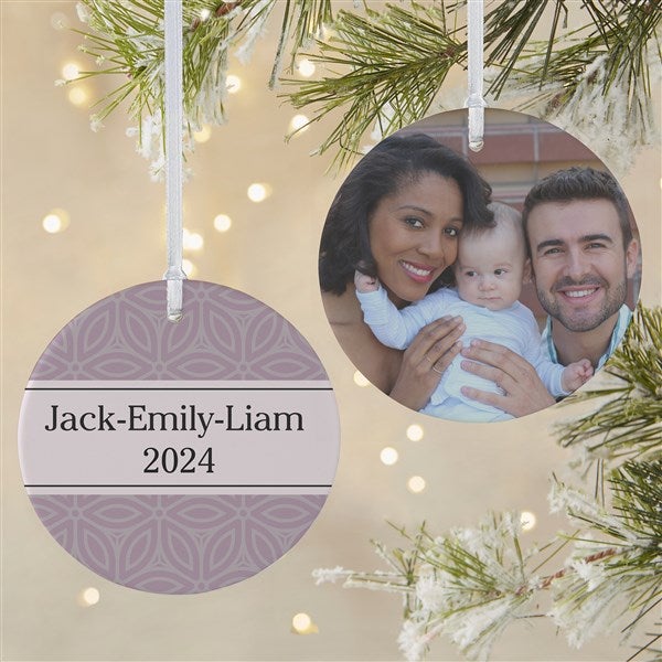 Christmas Custom Pattern Personalized Ornament  - 43210