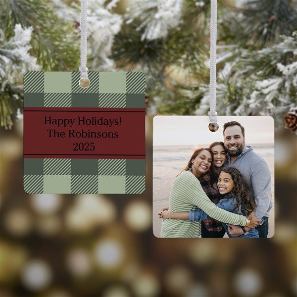 Christmas Custom Pattern Personalized Ornament  - 43210