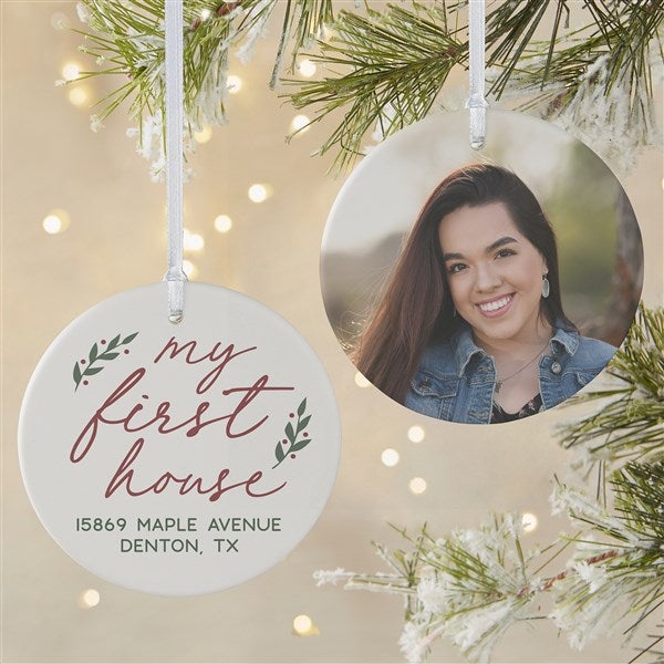 Our First Home Personalized Christmas Ornaments - 43303