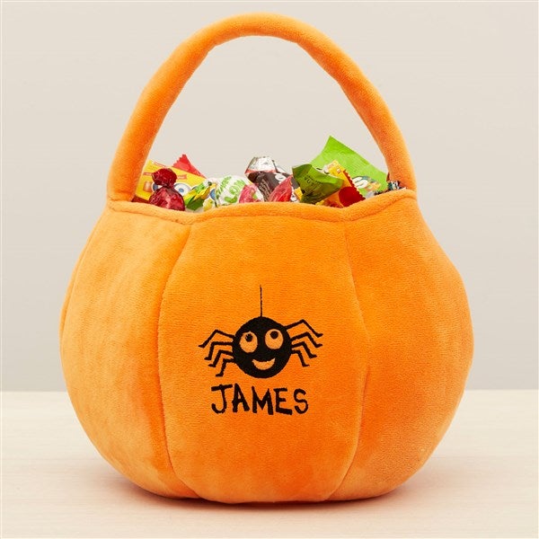 Halloween Characters Embroidered Plush Halloween Treat Bag - 43324