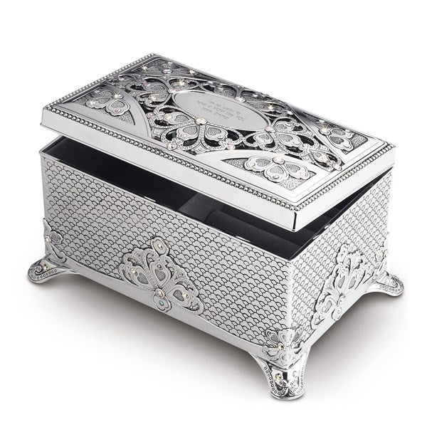 Engraved Anastasia Clover Music Box - 43403