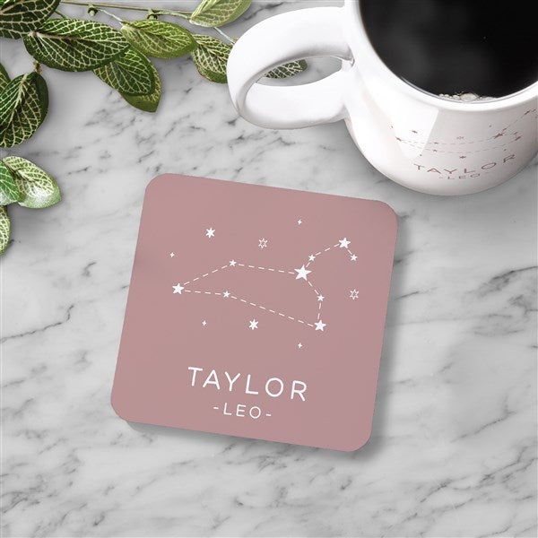 Zodiac Constellation Personalized Coaster - 43550