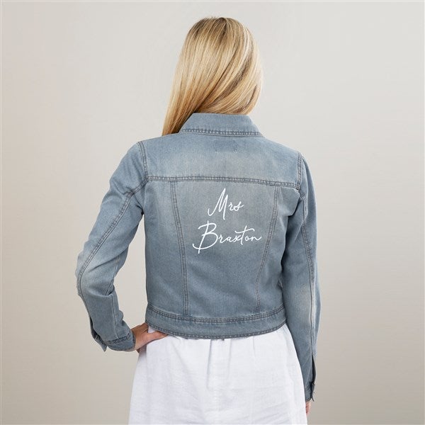 Bride Embroidered Jean Jacket  - 43658