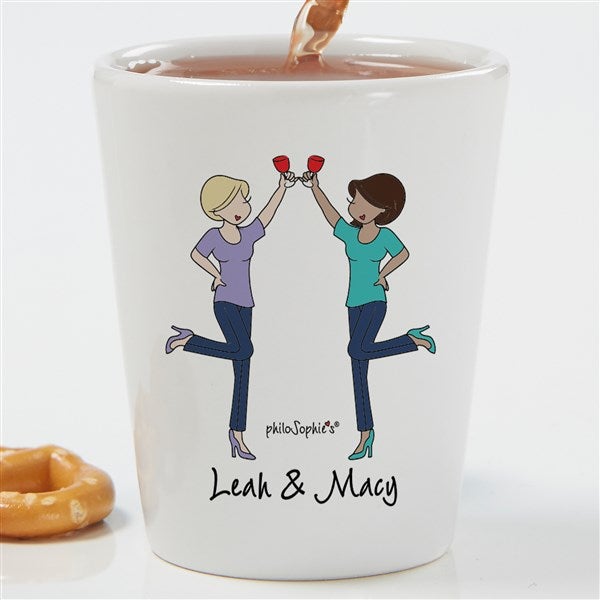 Cheers to Friendship philoSophie's Personalized Shot Glass  - 43723
