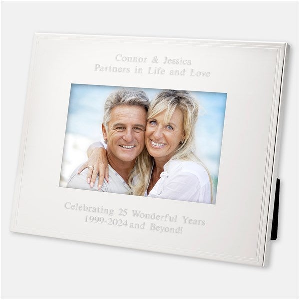 Personalized Tremont Silver 5x7 Picture Frame - 43766