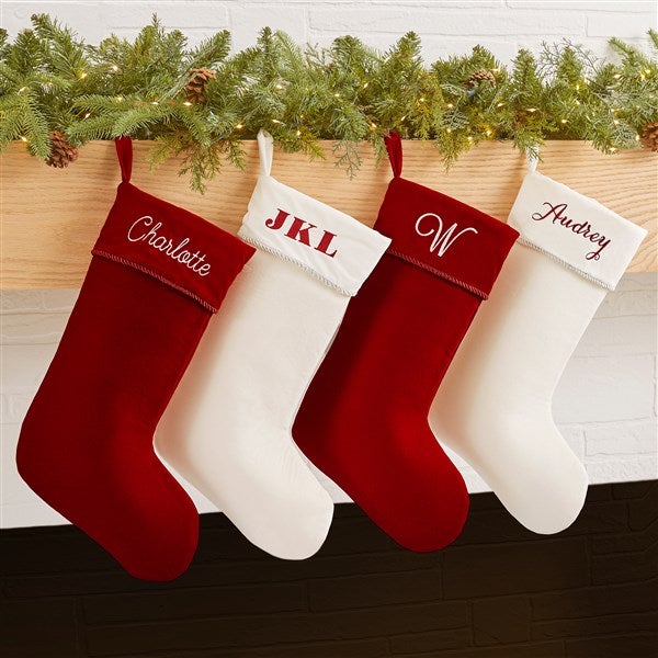 Classic Christmas Personalized Christmas Stockings