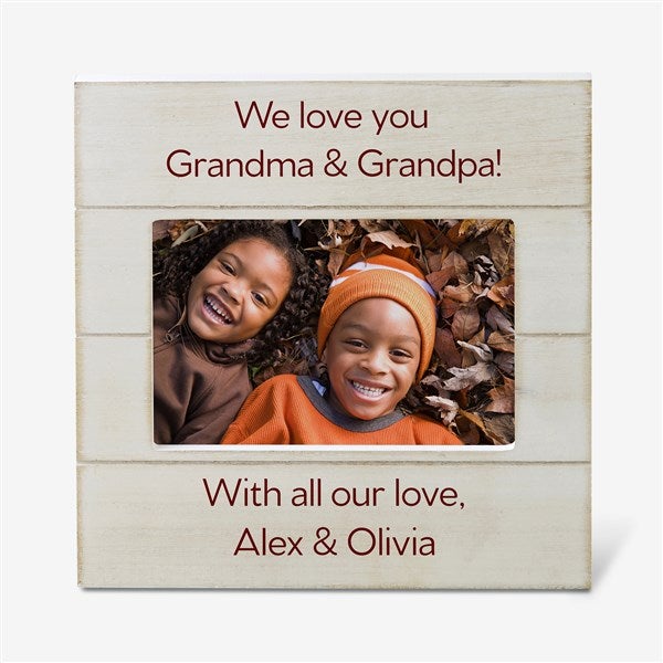 Write Your Own Personalized Shiplap Picture Frame  - 43867