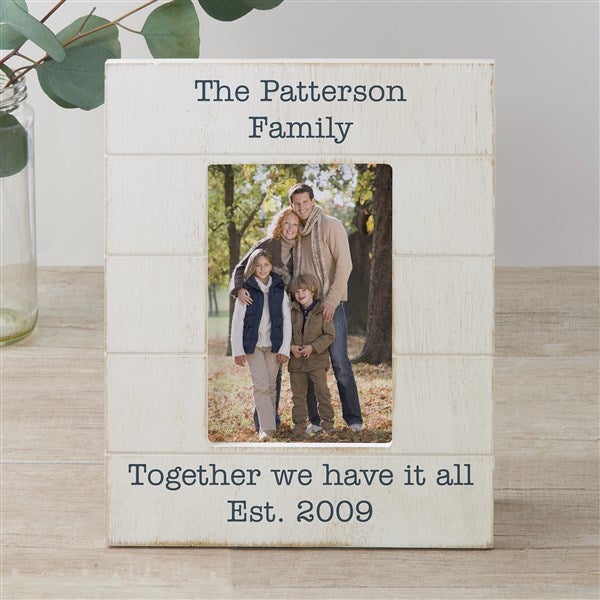 Write Your Own Personalized Shiplap Picture Frame  - 43867