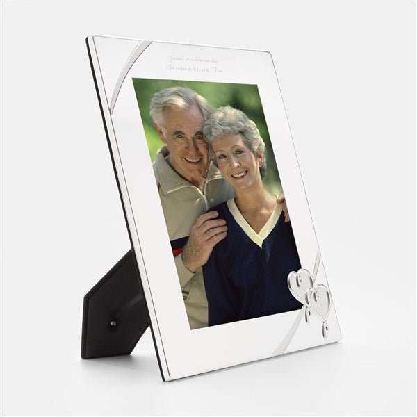 Engraved Lenox &quot;True Love&quot; Anniversary 8x10 Picture Frame - 43907