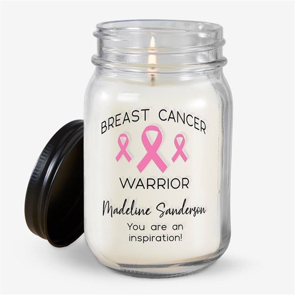 Choose Your Awareness Ribbon Personalized Farmhouse Candle Jar - 43928